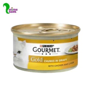 کنسرو گلد خورشتی طعم مرغ 