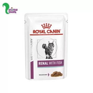 پوچ بیماری کلیوی رویال کنین طعم ماهی