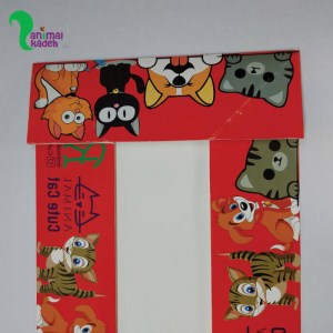 توالت و ظرف خاک گربه مقوایی مسافرتی