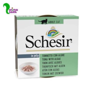 کنسرو شسیر تن و جلبک دریایی مخصوص گربه