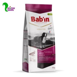 غذا خشک سگ مکسی بالغ طعم اردک برند بابین