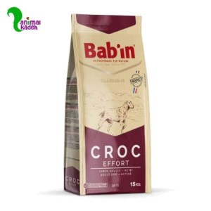 غذا خشک سگ بالغ بابین با فعالیت بالا مدل croc effort در 2 وزن