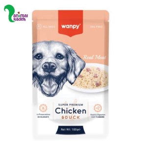 پوچ سگ ونپی با طعم مرغ و اردک 100 گرمی E (نارنجی)