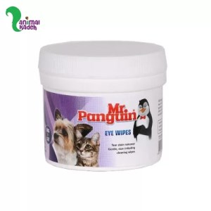 دستمال مرطوب پاک کننده چشم سگ و گربه مستر پنگوئن 70 عددی دستمال مرطوب برای پاک کرن گوش سگ و گربه