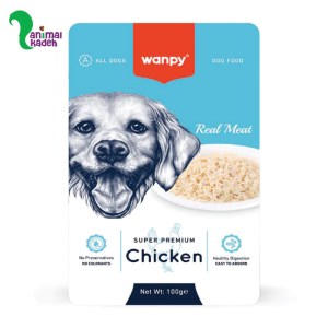 پوچ سگ ونپی با طعم مرغ 100 گرمی E (آبی)