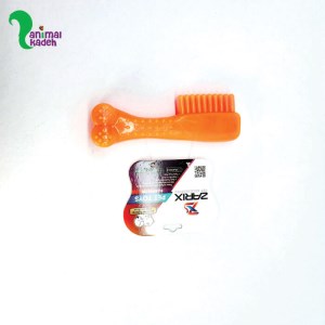 اسباب بازی دندانی سگ طرح شانه مسطح