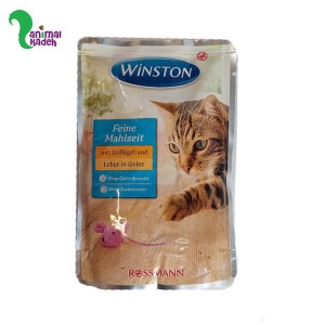 پوچ گربه طعم مرغ و جگر در ژله