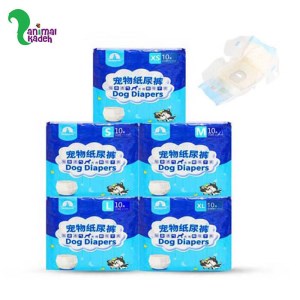 پوشک سگ ماده بسته بندی در 5 سایز