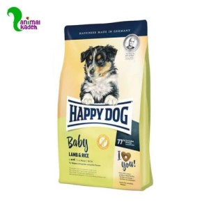 غذا خشک هپی داگ مخصوص سگ پاپی طعم گوشت بره و برنج