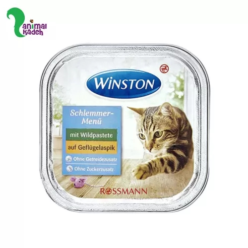غذا یتر وینستون گربه گوشت شکاری