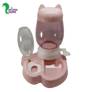 ظرف غذای سگ و گربه با دکمه تخلیه