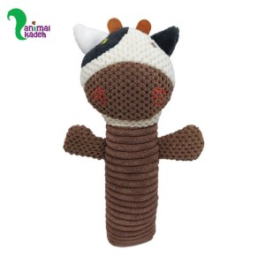 اسباب بازی سگ و گربه عروسک استوانه ای