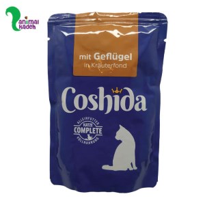 غذای تر گربه با طعم پرنده برند کوشیدا