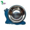 ظرف سگ و گربه طرح حلزون دارای کاسه استیل