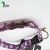قلاده گردنی سگ مدل گل بنفش برند ژینر