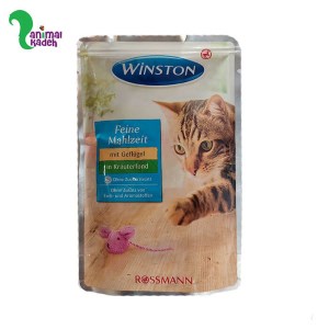 پوچ وینستون مرغ در گیاهان معطر مخصوص گربه