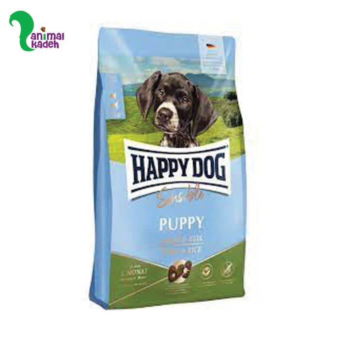 غذا خشک هپی داگ مخصوص سگ پاپی حساس بره برنج
