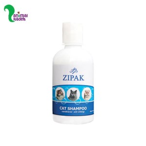 شامپو زیپاک گربه ضد آلرژی و نرم کننده