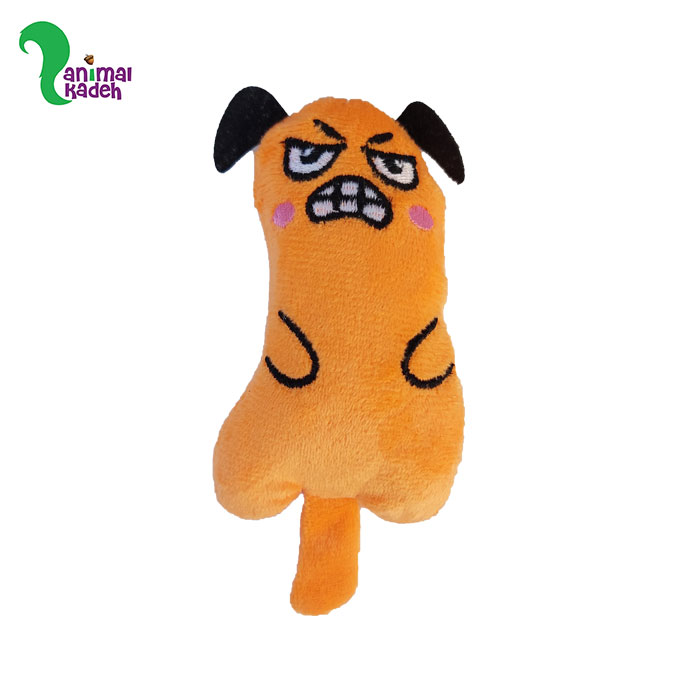 اسباب بازی موش جذاب با صدای خش خش مشمبا مخصوص گربه و سگ رنگ نارنجی