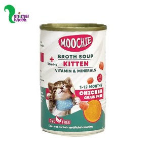 کنسرو گربه موچی مخصوص بچه گربه طعم مرغ بدون غلات 135 میل