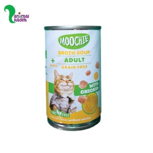 کنسرو گربه بالغ موچی طعم مرغ بدون غلات 135 میل