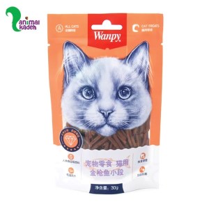 تشویقی گربه ونپی مدل رشته ای طعم تن 30 گرمی