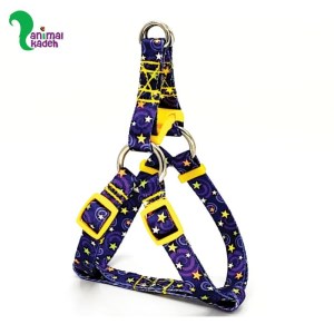 قلاده کتفی سگ و گربه همراه با لیش مدل ستاره چاپی برند مگی پت (مدیوم)