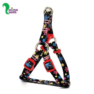 قلاده کتفی سگ و گربه همراه با لیش مدل برف چاپی برند مگی پت (مدیوم)