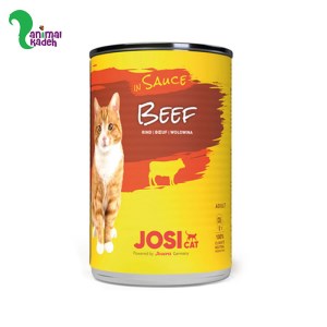 کنسرو جوسی کت گربه با طعم گوشت در ژل ۴۰۰ گرمی