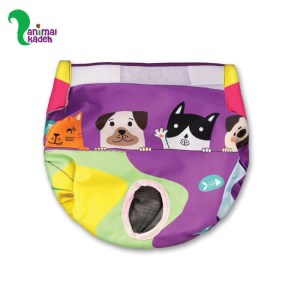 شورتکس مخصوص سگ و گربه ماده طرح سگ و گربه