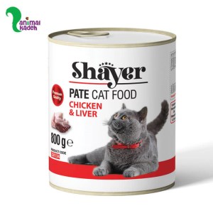 کنسرو پته مرغ مخصوص گربه برند شایر