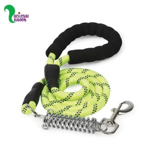 لیش و بند قلاده سگ مدل فنری