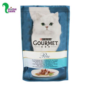 غذای تر گورمت گربه بالغ میگو