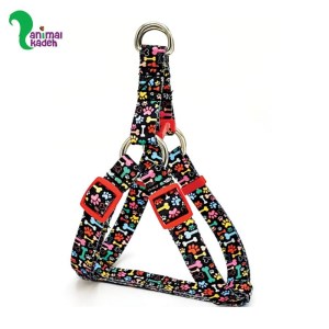 قلاده کتفی سگ و گربه همراه با لیش مدل پنجه چاپی برند مگی پت (لارج)