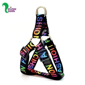 قلاده کتفی سگ و گربه همراه با لیش مدل فشن گلو برند مگی پت (لارج)
