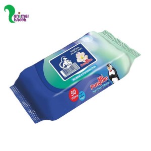 دستمال مرطوب پاکتی درب دار مستر پنگوئن 20*15 نرم کننده 50 عددی دستمال مرطوب پاکتی درب دار مستر پنگوئن 20*15 نرم کننده 50 عددی