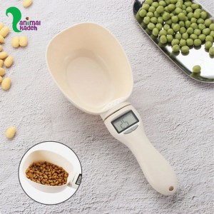کیل ترازو دار باتری خور دیجیتالی مخصوص وزن کردن غذای سگ و گربه ها