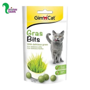 قرص علف گربه جیم کت مدل گرس 40 گرمی