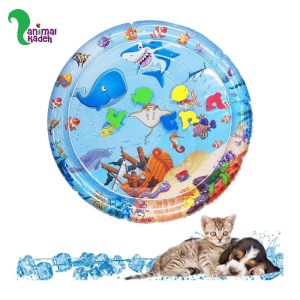 اسباب بازی تشک آبی بازی سگ و گربه