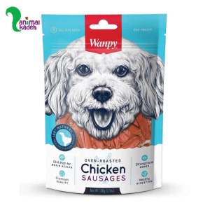 تشویقی سگ ونپی سوسیس طعم مرغ (آبی)