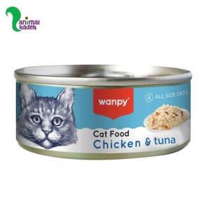 کنسرو گربه ونپی طعم مرغ و تن 95 گرمی