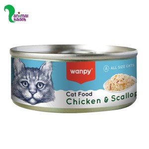 کنسرو گربه ونپی طعم مرغ و گوش ماهی 95 گرمی