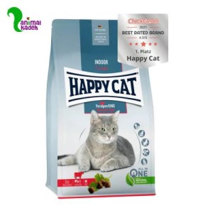 غذا خشک گربه بالغ هپی کت باوارین بیف طعم گوشت 