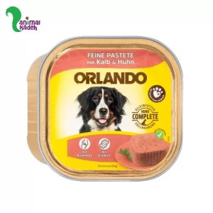 غذای تر سگ طعم مرغ و گوشت گوساله برند اورلاندو