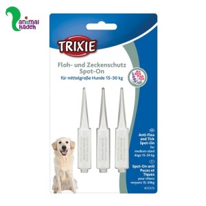 قطره ضد کک و کنه تریکسی مخصوص سگها حاوی 3 ساشه 1.5 میلی