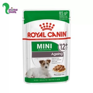 پوچ و غذای تر رویال کنین مینی ادالت مخصوص سگ های بالای 12 سال و مسن