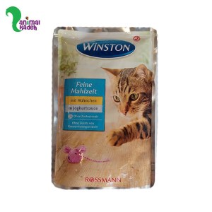 پوچ وینسون مرغ در سس ماست مخصوص گربه