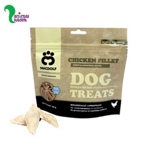 تشویقی سگ مرغ مدل فریز دراید برند مکدلف 35 گرمی