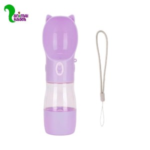 قمقمه و آبخوری مسافرتی سگ با مخزن غذا مخصوص پیاده روی سایز کوچک