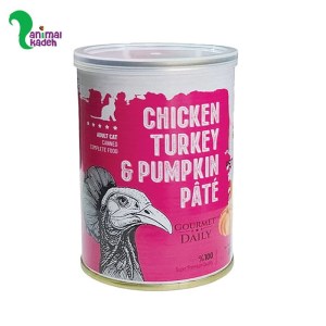 کنسرو DPS گربه بالغ طعم مرغ و بوقلمون و کدو 800 گرمی